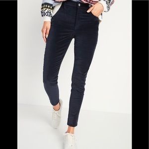 Old Navy High-Waisted Rockstar Super Skinny Velvet Jeans
